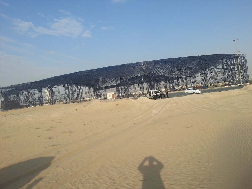 侯马大型场馆网架工程